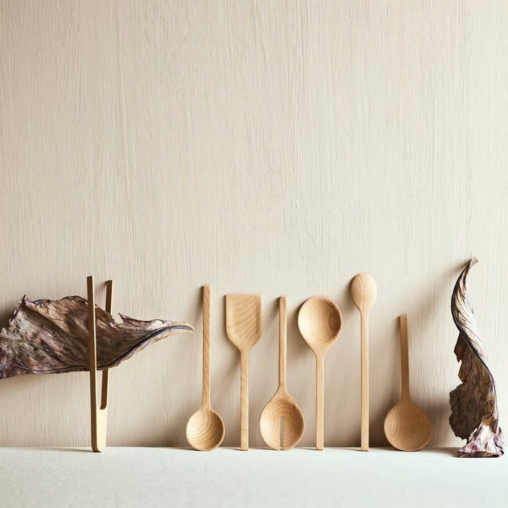 BOLIA Scandinavian Kitchen wooden utensils 7 pieces